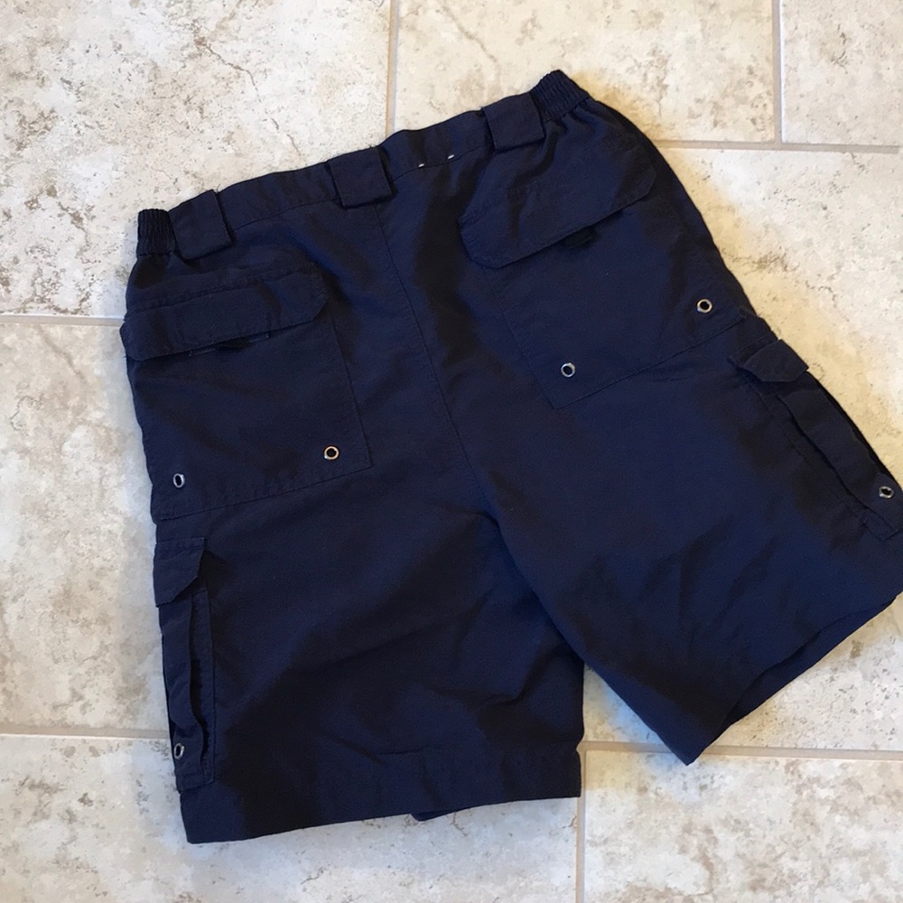 Navy Columbia cargo shorts